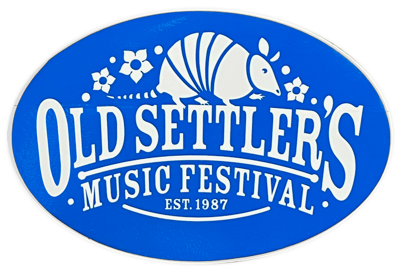 Old Settler's Sticker - Blue