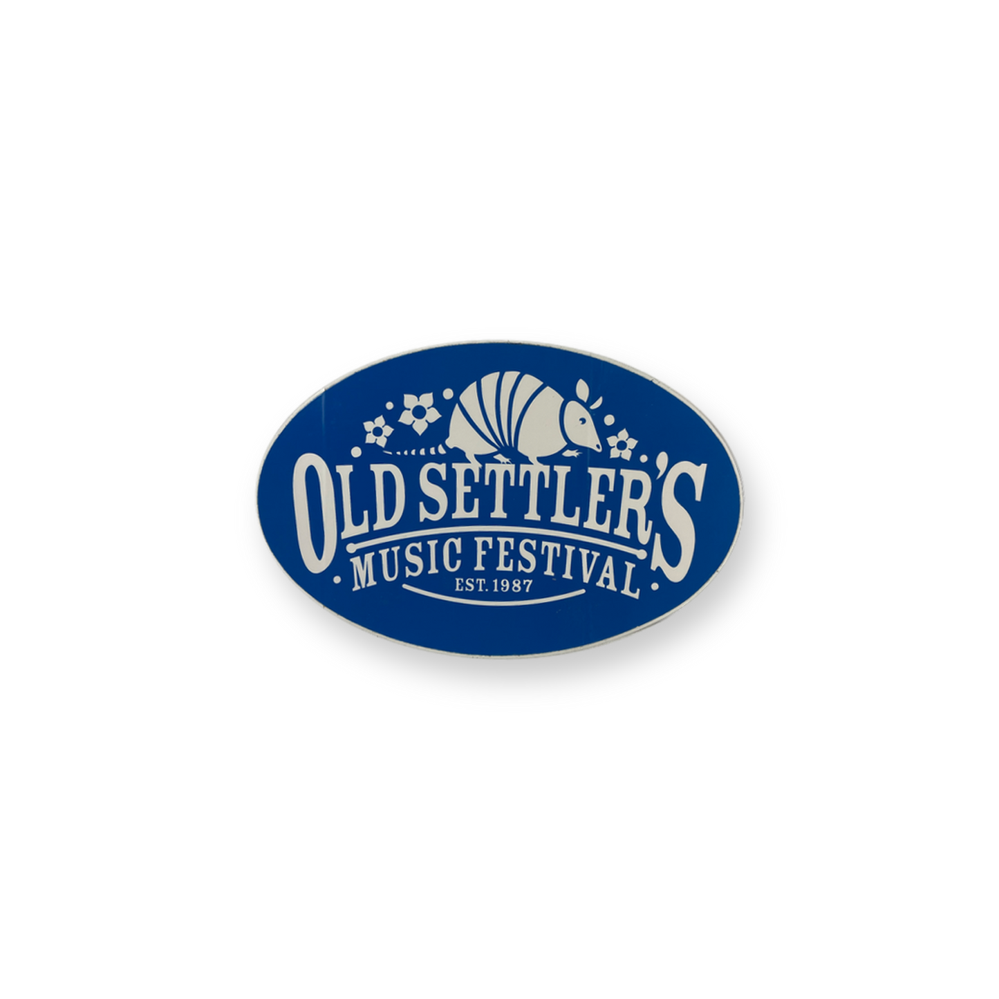 Old Settler's Stickers - Large (Blue)