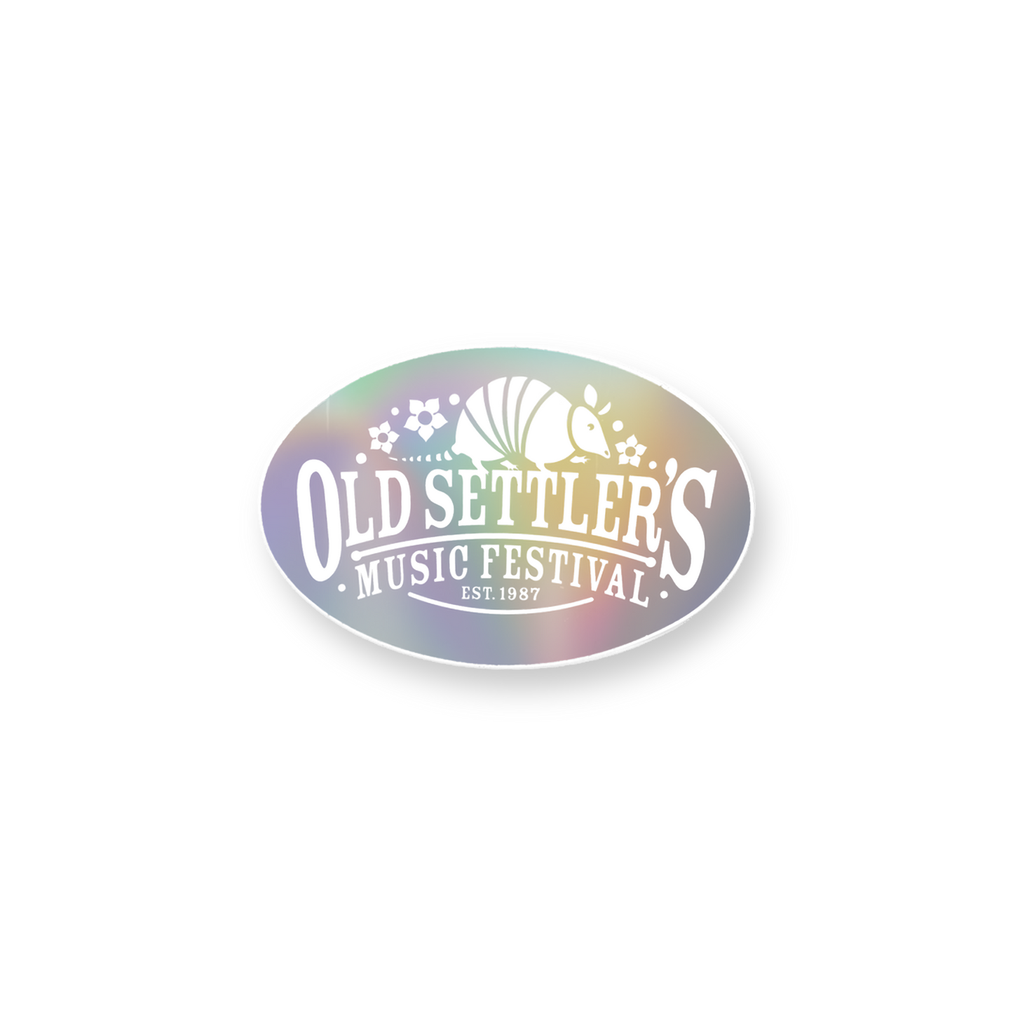Old Settler's Holographic Sticker