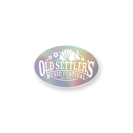 Old Settler's Holographic Sticker