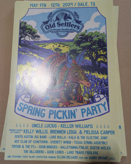Old Settler's Music Festival 2024 Poster