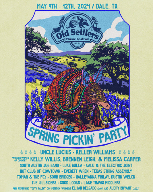 2024 Old Settler's Music Festival Poster