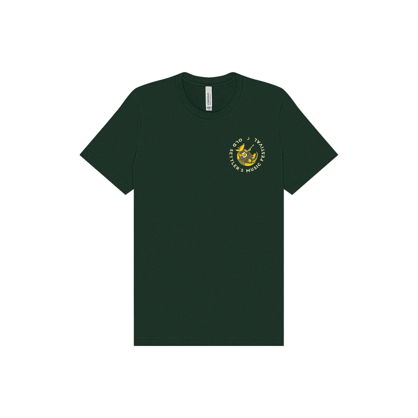 Old Settler's Music Festival Date Back Tee Green (Youth)
