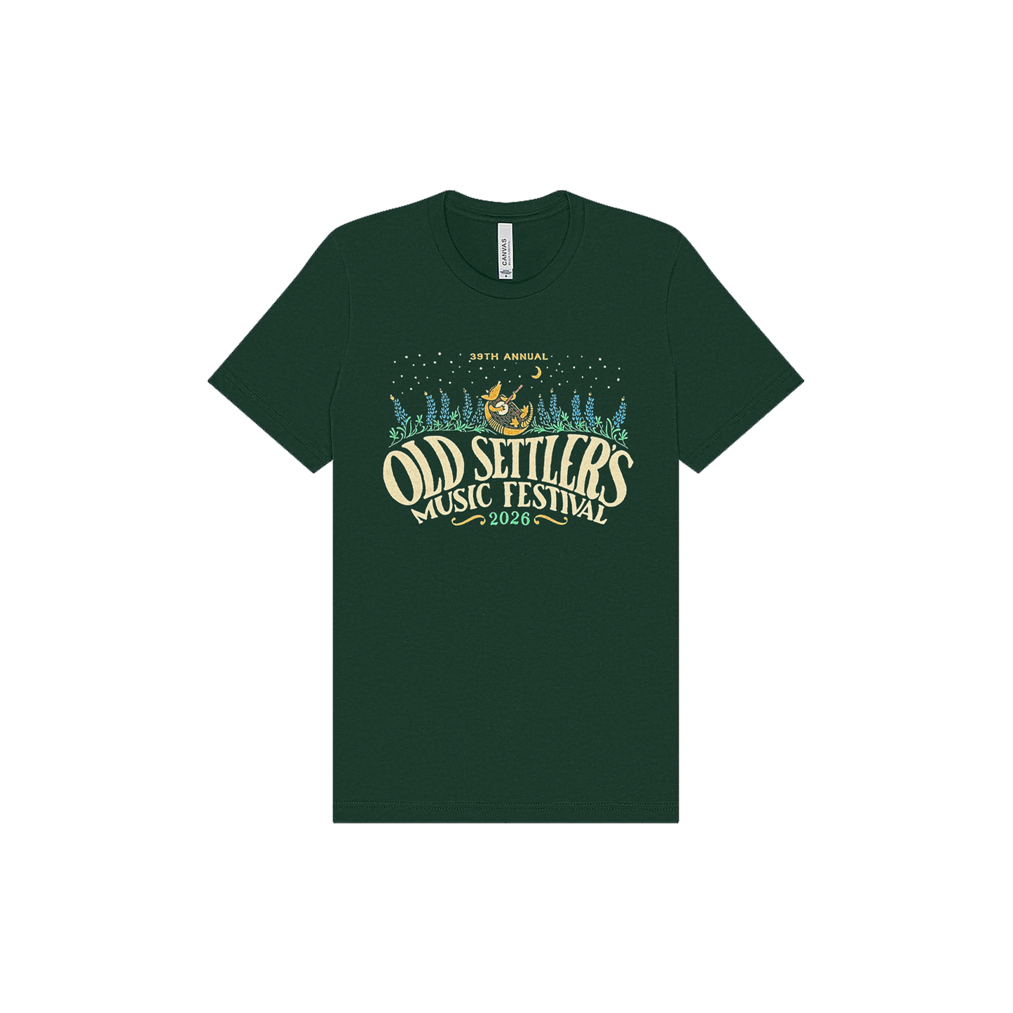 Old Settler’s Music Festival 2026 Green T-Shirt (Youth)