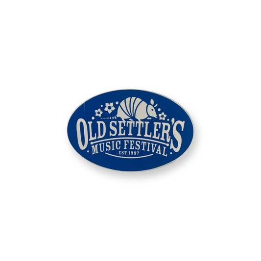 Old Settler's Stickers - Large (Blue)